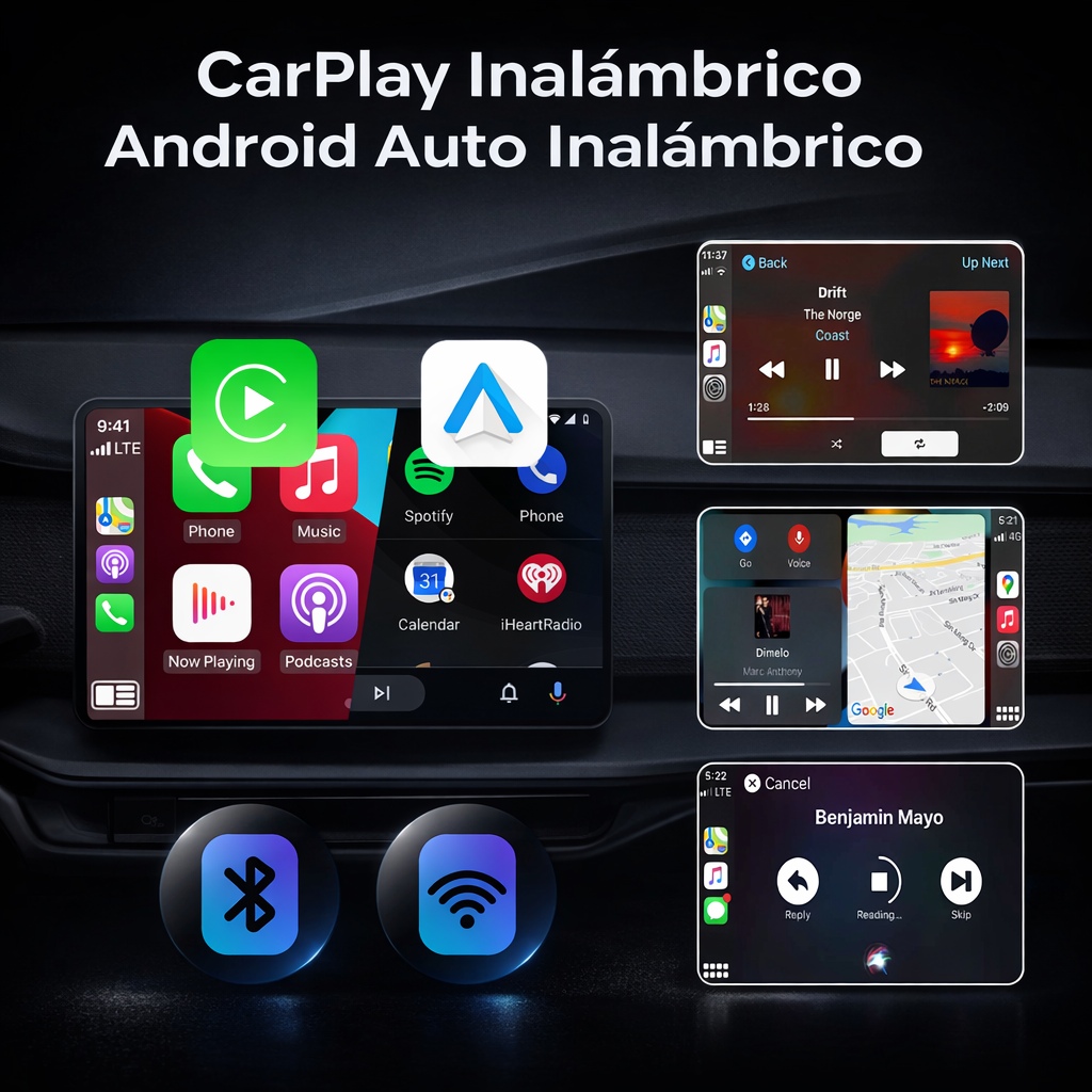 Dispositivo Inteligente para CarPlay y Android Auto
