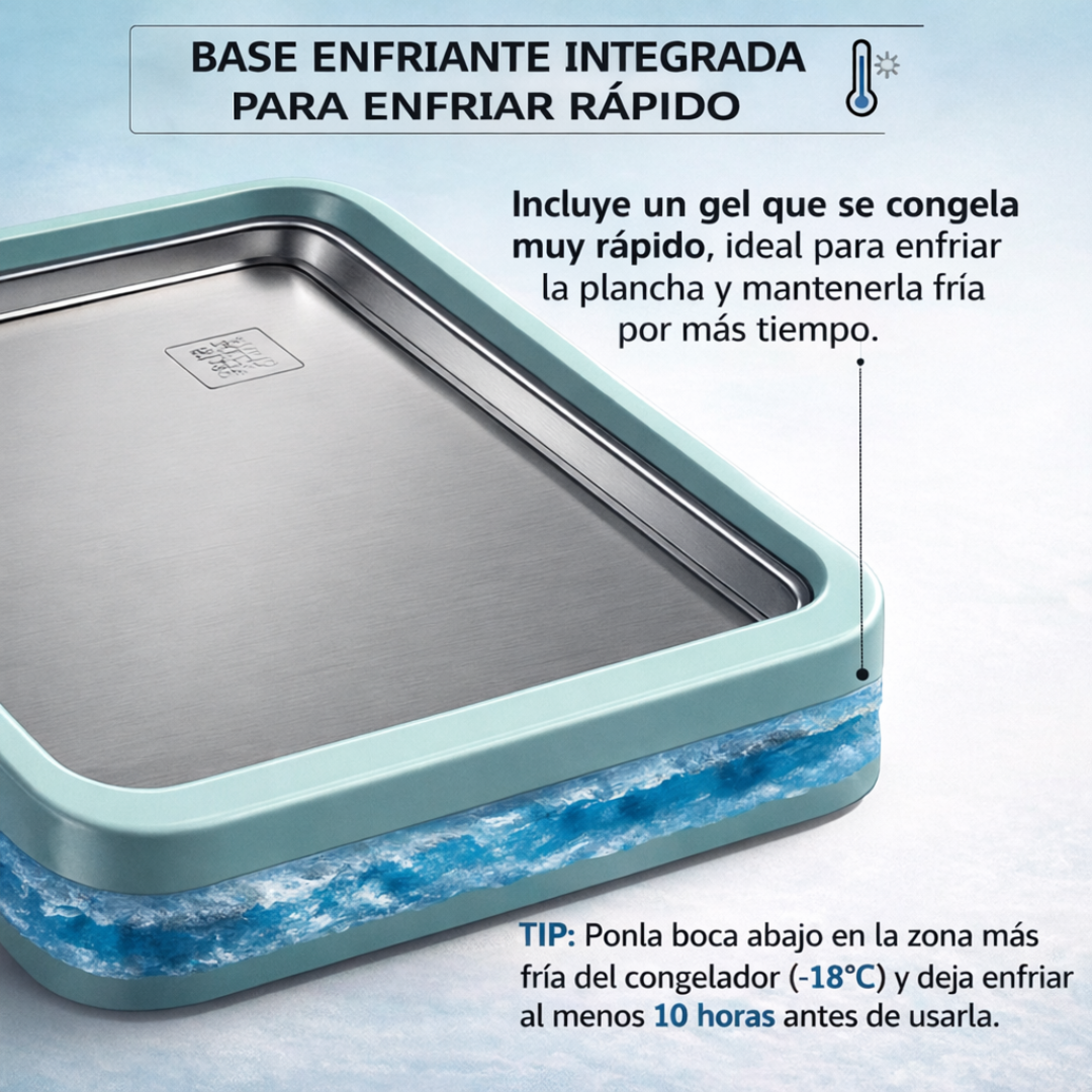 Máquina para hacer Ice Cream Rolls en casa