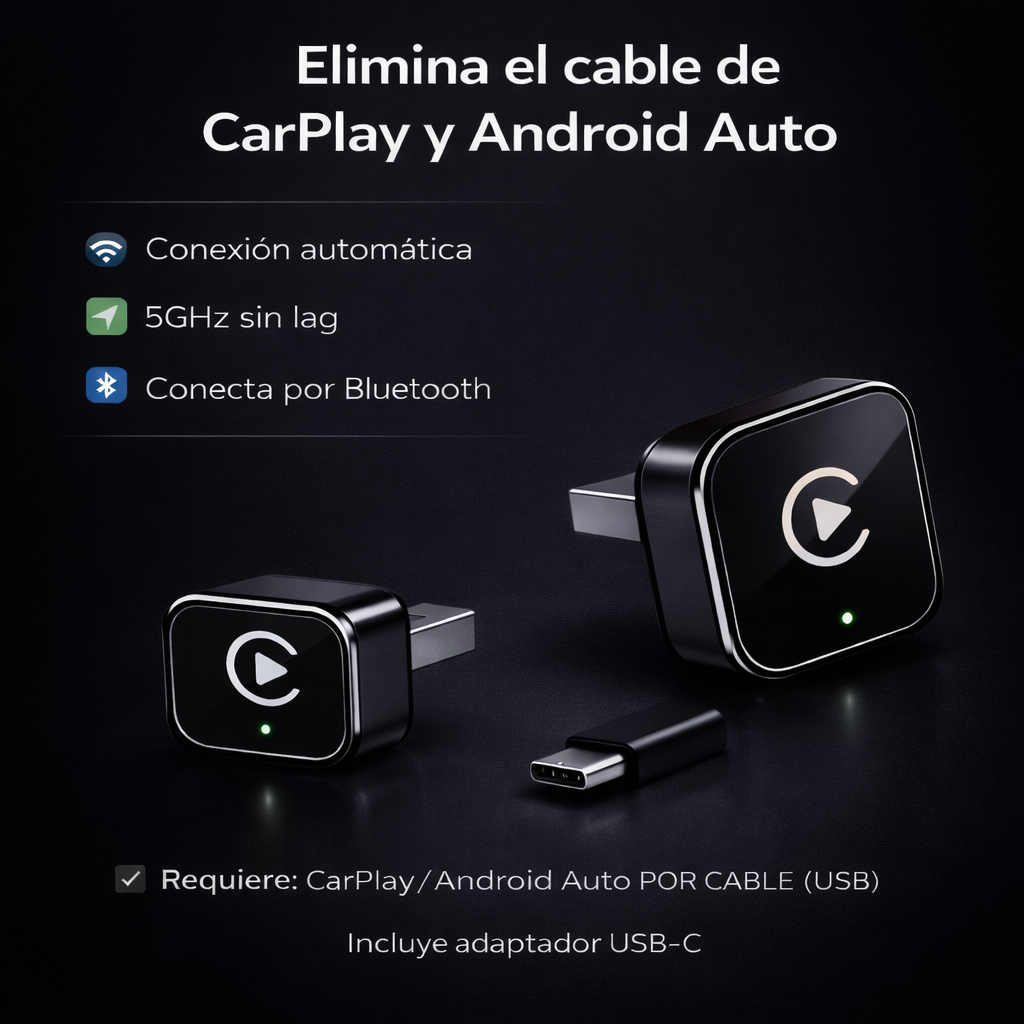 Dispositivo Inteligente para CarPlay y Android Auto