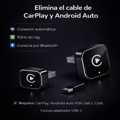 Dispositivo Inteligente para CarPlay y Android Auto
