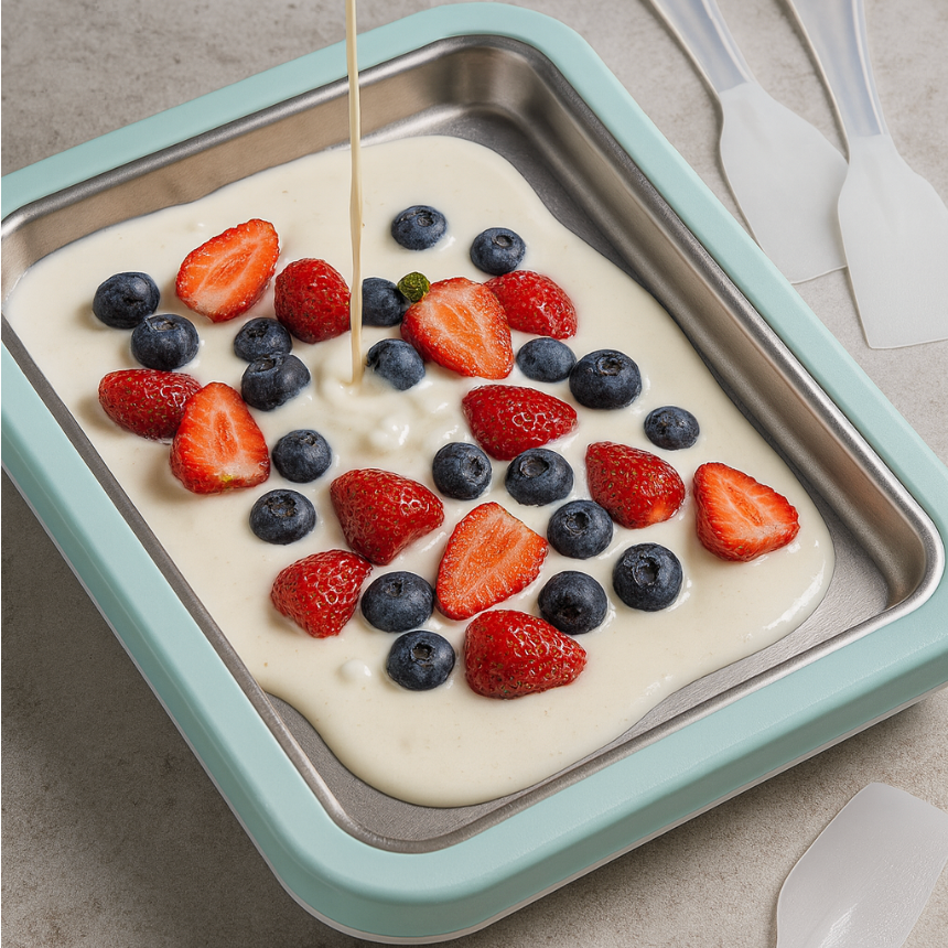 Máquina para hacer Ice Cream Rolls en casa